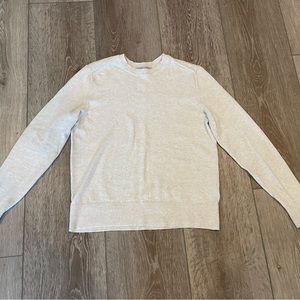 Everlane Organic Cotton Crewneck Sweater, Small, Marble color